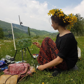 Процесс работы. Италия. Гарда