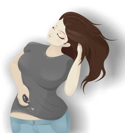 Девушка в стиле аниме