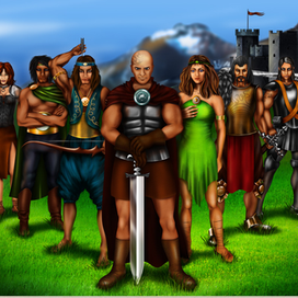 Заставка для онлайн игры