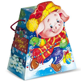 поросенок новогодний