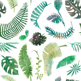 тропический принт 