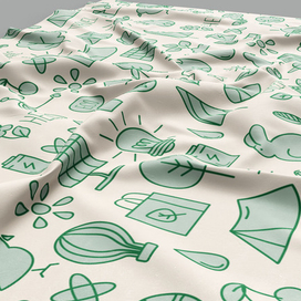 Паттерн на экологическую тему