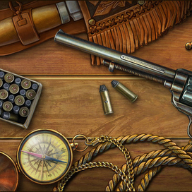 Набор предметов "Дикий запад"