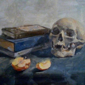 Натюрморт счерепом