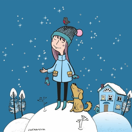 Девочка и снег