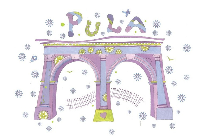 Чудесный город Пула.  