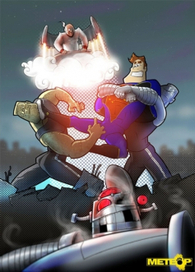 метеор и профессор монк, концепт-арт №2