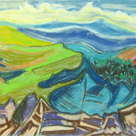 Саяны.Вид с г.Птица