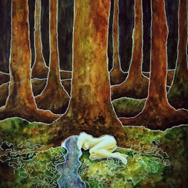 Картина из серии "Легенды Тёмного Леса"