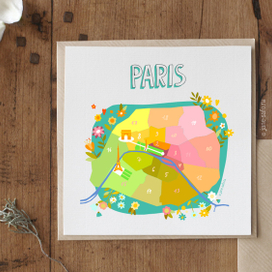 Открытка с картой