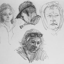 В электричке