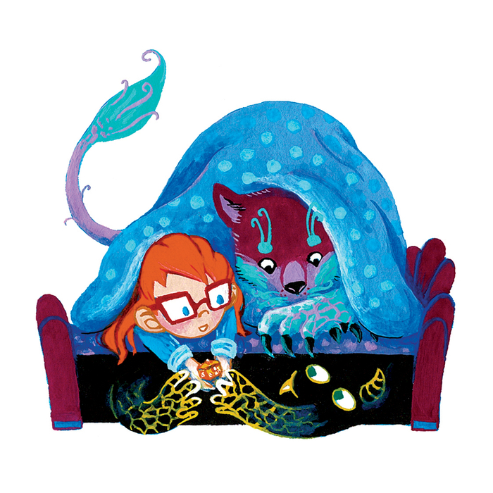 Kids Tricks Week art challenge «Подкроватный монстр»