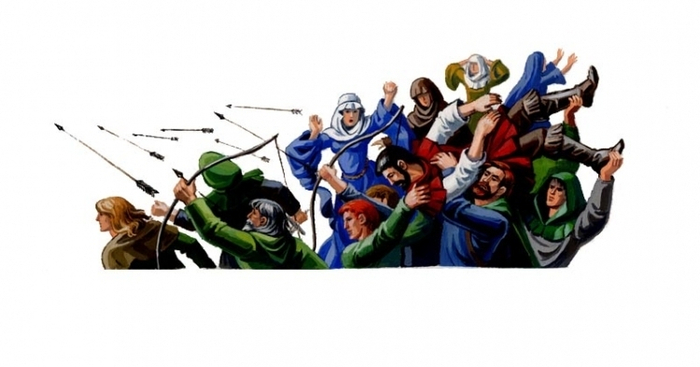 Иллюстрация к рассказам по истории Англии. Happy English.ru, издательство &quot;Титул&quot;