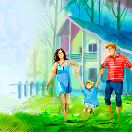 Для загородного посёлка "Луговское"