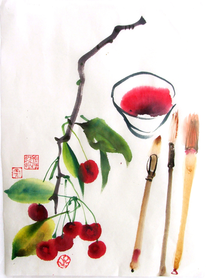 вишни и вино