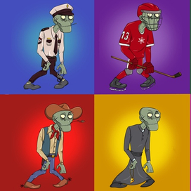 NFT коллекция Зомби