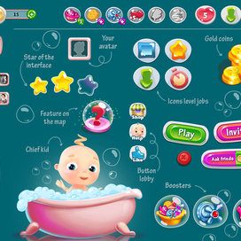 Soapy pop_интерфейс