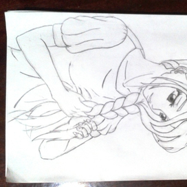 Девушка с косой