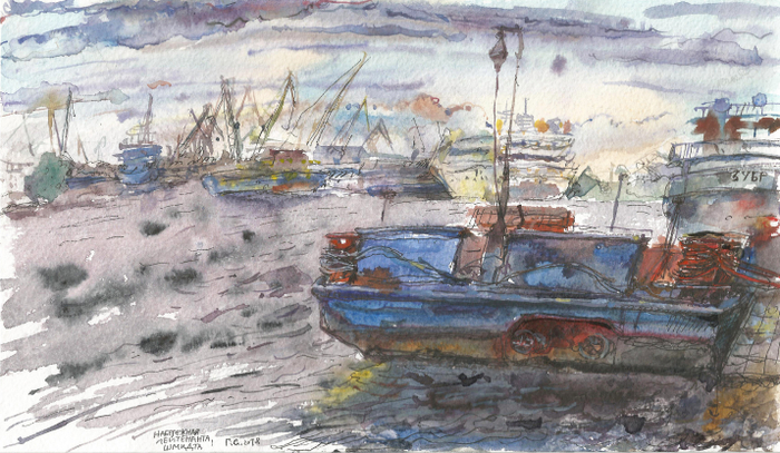 Корабли на набережной лейтенанта Шмидта