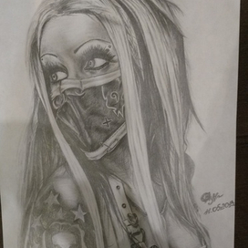 Девушка с платком