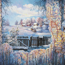 Весенней палитрой красок солнца луч осветил окно