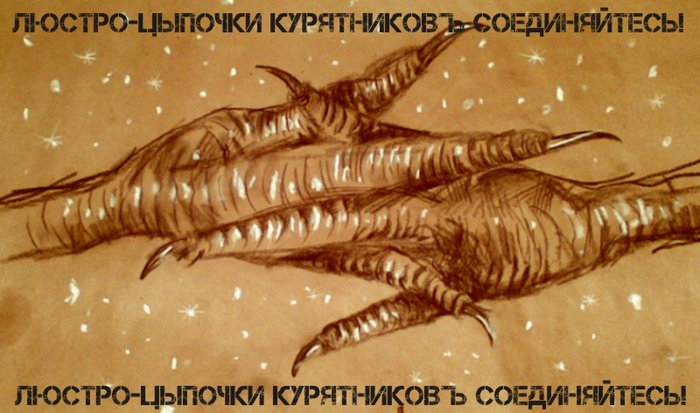 Эскиз флага Люстро-курятника