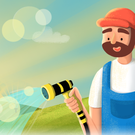 Баннеры про полив для оптово-розничного интернет-магазина