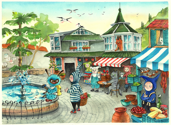 Зюря на рынке