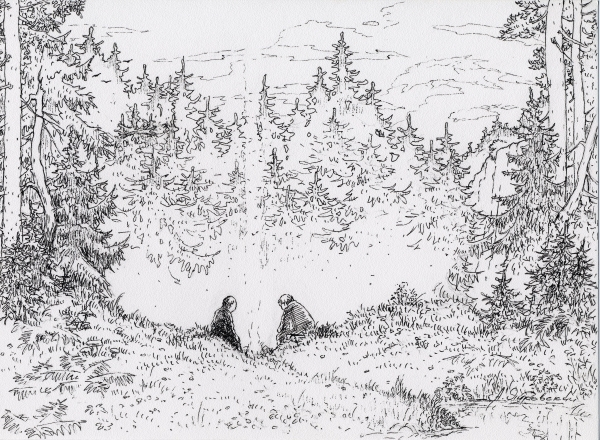 Иллюстрация к сказке "О короле Херле"