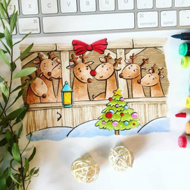 Олени Санты