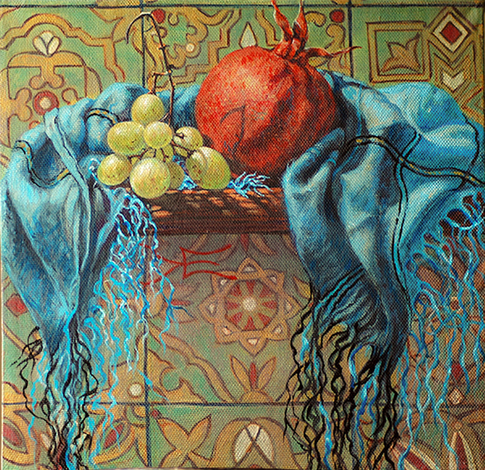 Синий платок