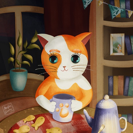 Вечерний кот