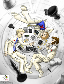 Шахматная партия в невесомости