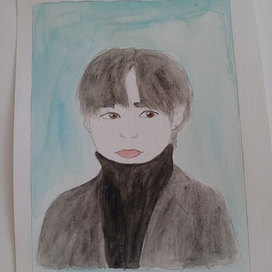 Акварельная работа.