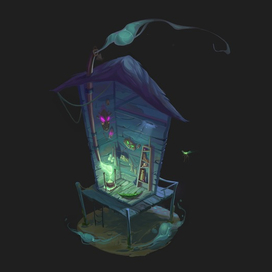 Концепт дома колдуна вуду