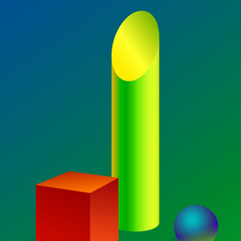 Натюрморт из геометрических тел