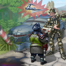 Олень виноват!