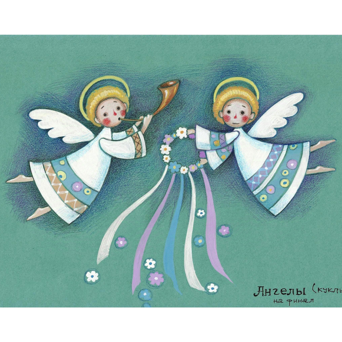 Куклы полуобъемные подвесные. "Ночь перед Рождеством" Нижневартовский ТЮЗ