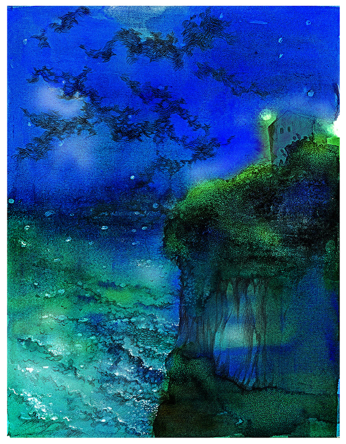 Кобальт и киноварь.