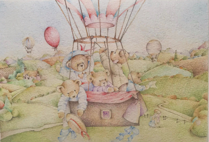 На воздушном шаре