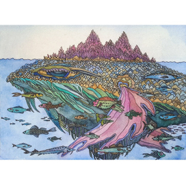 Лингбакр (рыба-остров)