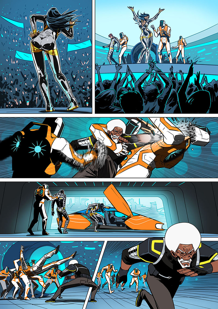 Страница комикса TFDF #10