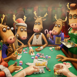 Santa Claus is an unlucky gambler