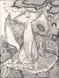 задумчивый кот