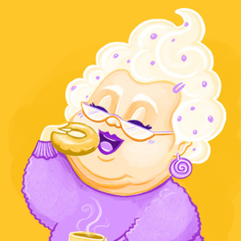 Бабулька-сладкоежка