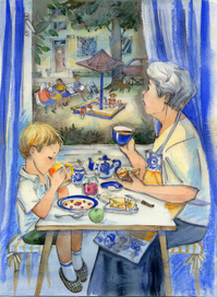 "Бабушка" илл. к рассказу.