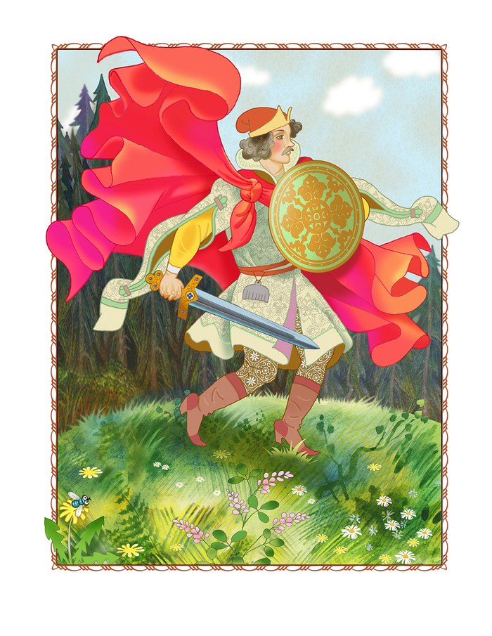 Авантитул к сборнику сказок "Жар- птица"