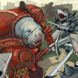 Sir Lamantine beat the sharks