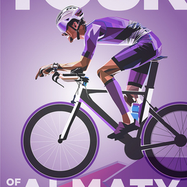 постер велогонка