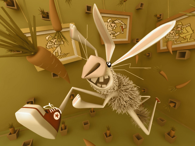 кролик спортсмен